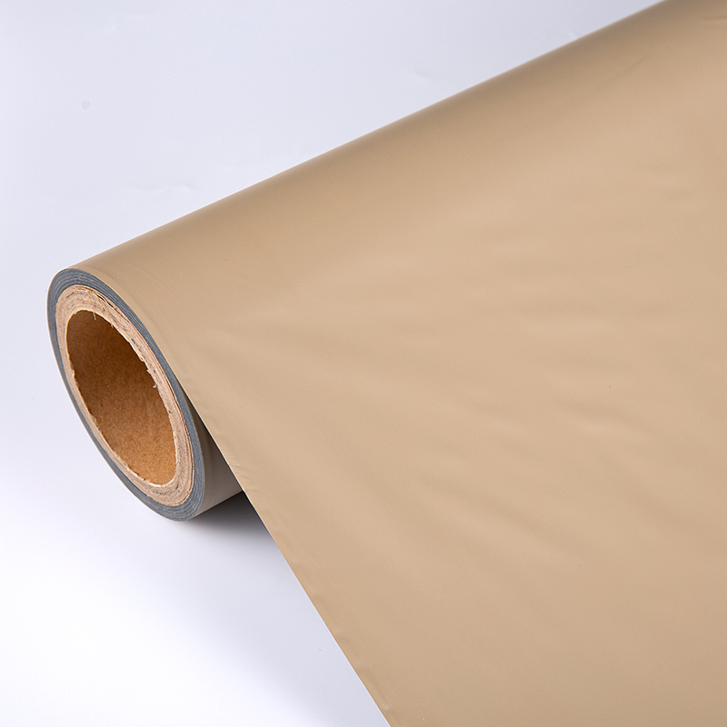 Mababang Breathable 2 Layer 100% Blackout TPU Film para sa Curtain Brown + Black Blackout Film