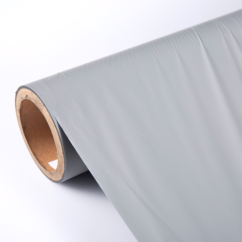 Mababang Breathable 2 Layer 100% Blackout TPU Film para sa Curtain Silver + Black Matte Black Blackout Film